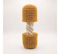 Eawfgtuw Mozzarella Cheese Scarf Winter Warm Pocket Wrap Stole, Novelty Food Design Plush Knitted Gloves For Combo for Women Men, Soft Lightweight Beige Yellow Fashion Accessory