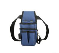Eawfgtuw Multi-Pocket Electrician Tool Waist Bag Oxford Cloth Double Hanging Pouch Belt Storage Organizer, Professional Tool Holder, Heavy Duty Tool Bag (A)