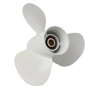 Eawfgtuw Outboard Motor Aluminum Propeller Three-Blade Marine Boat Prop Compatible with Engines Replacement Boat Propeller Aluminum Alloy Prop Outboard Engine Propeller