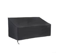 Eawfgtuw Outdoor Sofa Cover 210D Oxford Waterproof Dustproof UV Resistant with Drawstring for 2 3 Seater Garden Furniture Black Multiple Sizes Patio Furniture Cover(224 * 83 * 84cm)