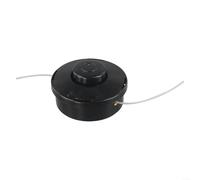 Eawfgtuw Petrol Head M10 x 1.25 LHF, Left Hand Thread Bump Feed Trimmer Head with 2.4mm Line, Replacement for Straight Shaft Grass Brush, Black
