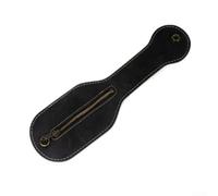 Eawfgtuw Portable Outdoor Coin Purse Coin Storage Bag Waist Hanging, Sports Wallet Purse Riding Bag, Men Present, Wear-Resistant PU Material(Black)
