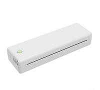 Eawfgtuw Portable Thermal Printer Wireless For A4 Paper Compatible Travel Printer High-Resolution Printing Compact Lightweight Design for Home Office On-The-Go Use(White)