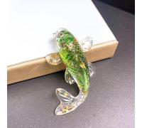 Eawfgtuw Pretty Natural for CRYSTAL Desk Car Home Decor, Creative Artificial for KOI Fish Ornament (11)