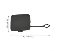 Eawfgtuw Rear Bumper Tow Hook Cover for X3 F25 2011-2014 Replacement Part Compatible with Left and Right Side 51127272415