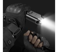 Eawfgtuw Rechargeable High Power LED Torch 100000 Lumens Zoomable Flashlight with USB Charging, 1000m Long Distance Spotlight for Camping, Black