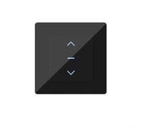 Eawfgtuw Roller Shutter Switch for/App, 2.4GHz Curtain Blind Controller with Momentr, Overload Protection, UK Standard White(white)