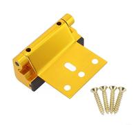 Eawfgtuw Safety Door Lock With Stainless Steel Screws, Inner Rotating Door Buckle, Home Security Protection, For Private Rooms In The House(gold)