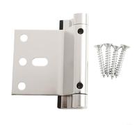 Eawfgtuw Safety Door Lock With Stainless Steel Screws, Inner Rotating Door Buckle, Home Security Protection, For Private Rooms In The House(silver)