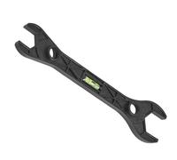 Eawfgtuw Shower Wrench with Integrated Level, Multi-Purpose Plumbing Tool for Positioning and Installation of Water Pipes, Faucets and Bathroom Fixtures, For Durable