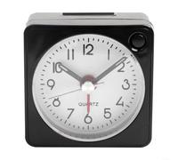 Eawfgtuw Silent Analog Travel Alarm Clock with Snooze and Night Light, Mini 5.5cm Portable Design, Non-Ticking Quartz Movement for Peaceful Sleep at Home