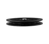 Eawfgtuw Silent Nylon Gym Pulley Wheel with Steel Bearings for Home Cable Machine Strength Training Attachment Low Noise Replacement Part Black 105-160mm(160mm)