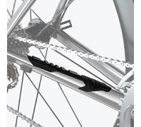 Eawfgtuw Silicone Chain Stay Protector for Road For, For Bike Frame Guard Sticker to Damage, Rubber Pad Shield for and Cycling, 2 Pack Black(C)