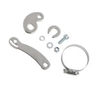 Eawfgtuw Silver Metal Torque Arm for MXUS High-Speed Hub Motor, Anti-Rotation Bracket with Oxidation Treatment, Secure Mounting Plate for Front Rear Fork Frame