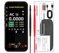 Eawfgtuw Smart Digital Multimeter 20000 Count Voltage Recorder 3.2" LCD Display 4.5-Digit Peak Mode 1200mAh Battery 7+ Hours Use Dual Language Interface