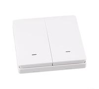 Eawfgtuw Smart Scene Switch Wireless Battery Powered Wall Sticker Remote Control for Home Automation Reading Movie Modes Remote Control Switch, Wireless Push Button(1gang)