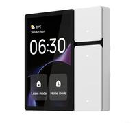 Eawfgtuw Smart WiFi Control Panel By For MOES High Accuracy Touch Screen And Adjustable Indicator For Night Use 3 Relays 3 Physical Buttons