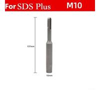 Eawfgtuw Socket Wrench for Ground Rod Driver M8-M20, Compatible with Rotary Hammer, Forged Chromium-Vanadium Steel, Round Handle for Electric Hammer Use(M10)