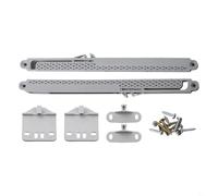 Eawfgtuw Soft Close Drawer Damper for Cabinet Drawers and Sliding Doors, Automatic Closing Mechanism, Easy Install Cabinet Hardware Adapter, 2 Pack, Grey, Max Load 25kg(Maximum Load 40kg)