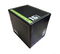 Eawfgtuw Soft Plyo Box 3-in-1 Foam Jump Box for Home Gym, Adjustable Height Exercise Step with High-Density Padding for Strength Training and Cardio Workouts(30 * 35 * 40cm)