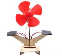 Eawfgtuw Solar Powered Fan Panel Kit 85mA 1V DIY Educational Toy for Kids, Sustainable Energy Learning Project with Motor and Solar Panel, Portable for(1pc)