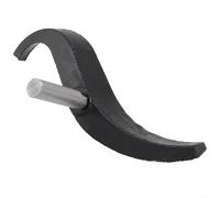 Eawfgtuw Special-Shaped Bowl Lathe Tool Rest 8-9 Inch for Woodworking Curved Tool 16 25mm Diameter Mounting Post Fits Small Lathes Bowl Gouge Support(16mm)