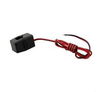 Eawfgtuw Split Core Current Transformer Clamp Sensor for Power Grid Monitoring 50/60Hz Frequency Range with Multiple Ratios 50A-200A Input 5A Output 100cm Black Cable(50A/5A)