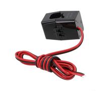 Eawfgtuw Split Core Current Transformer Clamp Sensor for Power Grid Monitoring 50/60Hz Frequency Range with Multiple Ratios 50A-200A Input 5A Output 100cm Black Cable(200A/5A)