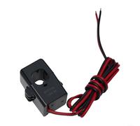 Eawfgtuw Split Core Current Transformer Clamp Sensor for Power Grid Monitoring 50/60Hz Frequency Range with Multiple Ratios 50A-200A Input 5A Output 100cm Black Cable(150A/5A)