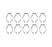 Eawfgtuw Spring Terry Tool Clips Heavy Duty Open Type Manganese Steel Storage Holder for Broom Brush Rake Garden Garage Workshop Wall Mount Organizer(46MM)