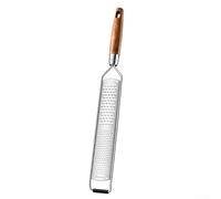 Eawfgtuw Stainless Steel Cheese Grater And Lemon Zester With Fine And Coarse Blades, Protective Cover, Hanging Hole For Chocolate, Garlic, Fruit
