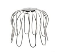 Eawfgtuw Stainless Steel Gutter Guard Strainer for Rain Pipe, Roof Gutter, Floor and Balcony Drain, Compatible with For L50 L60 Robot(75-85mm)