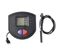 Eawfgtuw Stepper Counter Display LCD for Fitness Equipment, Exercise For Bike Timer with Speed Distance Calories Tracking, Black Plastic Console 82x82mm