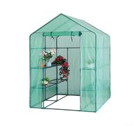Eawfgtuw Sturdy Greenhouse Cover 210x143x195cm PVC PE Protective Film Tomato House with Zippered Door for Garden Balcony Vegetable Herb Growing(230 * 143 * 195cm)