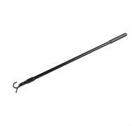 Eawfgtuw Telescopic Window Opener Extension Rod Handle Adjustable Aluminum Alloy Pole Hook for High for WINDOWS Skylights Walk-in Wardrobes Black