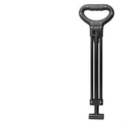 Eawfgtuw Telescoping Wagon Handle Replacement, Retractable Iron Pull Rod for Camping Trolley, 21.3-31. Inch For Spare Cart Handle with 6.7in Grip for Square Metal Frame