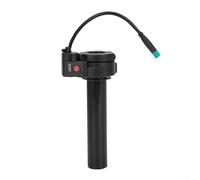 Eawfgtuw Throttle Handlebar for Talaria Sting X3 MX3 MX4 Electric Dirt Bike, Aluminum Alloy Rubber Grip, Fast Response Wear Resistant Replacement Part with Cable, Easy Installation