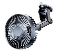 Eawfgtuw USB Car Fan for MINI Cooler Strong Wind DC 5V Electric Cooling Fan for Car Truck Dashboard 360 Degree Rotation 3-Speed Adjustable Low Noise Single Head Shaking
