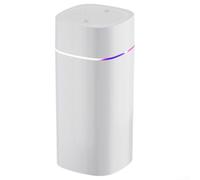 Eawfgtuw USB Desktop Humidifier with 600mL Large Capacity, Colorful Atmosphere Light, and Silent Operation for Home, Office, or Bedroom(White)