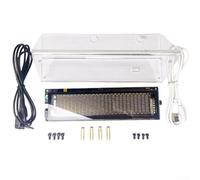 Eawfgtuw VFD Music Spectrum Display Audio Analyzer Module with STM32F103 Processor, Dual-Mode Input (MEMS/Audio), Adjustable Settings(JVFD2517 (Narrow))