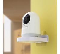 Eawfgtuw Wall Mounted PP PVC Storage Shelf with Heat Dissipation Holes and Waterproof for Small Speakers, Smartphones, Cameras, Baby Monitors, Alarm Clocks, (Clear color)