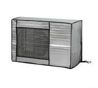 Eawfgtuw Waterproof Aluminium Foil Outdoor Air Conditioner Cover with Polyester Lining for Dust, Sun, Rain and Snow Protection, Anti-Aging Mesh Design, Easy Install(75x26x57cm)