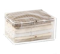 Eawfgtuw Waterproof Clothes Storage Bag 66x30x70cm for Wardrobe(A)