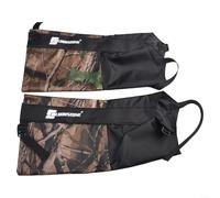 Eawfgtuw Waterproof Snake Gaiters For Hiking, Camouflage Leg Guards With 3D Draping And Hook LOOPs Closure, Oxford Cloth Snake Bite Protection For Hunting Camping, 2 Pairs Set