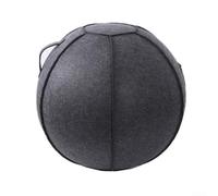 Eawfgtuw Yoga Ball Protective Cover Felt Exercise Ball Cover for Durable Foldable for Pilates Fitness Home Gym 55cm 65cm 75cm Available Gray Long-Lasting(65cm)