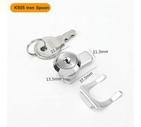 Eawfgtuwz Alloy Toolbox Lock with 180° Rotation for Cabinets and Drawers, Chrome Cabinet Insert Lock Mechanism with Keys, Long Lasting Security Hardware for Home and Garage Storage F