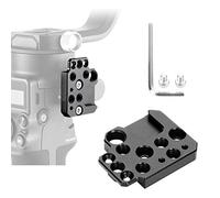 EaxanPic Side Extension Plate Mount for DJI Ronin S/SC/RS2/RSC2,Monitor Holder Mount with 1/4 3/8 Threaded Holes Cold Shoe Mount, Stabilizer Extension Plate for Video Light, Microphone, Monitor
