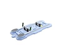 EAXBUX Pilates Board,2025 Pilates Reformer Set with Gloves, Extra-Long Slide Track,Multi-Purpose Foldable Pilates Reformer Board for Home Easy Storage,5 in 1 Pilates Sliding Board (Purple)