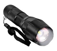 Eaxus T6XML Torch 10W Cree LED Black 5 Modes 500m Range 129g Zoom