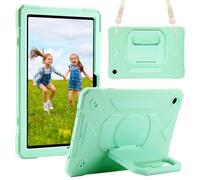 EayCoul for Samsung Galaxy Tab A11 Plus/A9 Plus Case 11 Inch 2025/2024 Release,Shockproof Case with Rotating Stand/Shoulder Strap for Kids (Mint, Samsung Galaxy Tab A11+ Plus/Tab A9+ Plus)